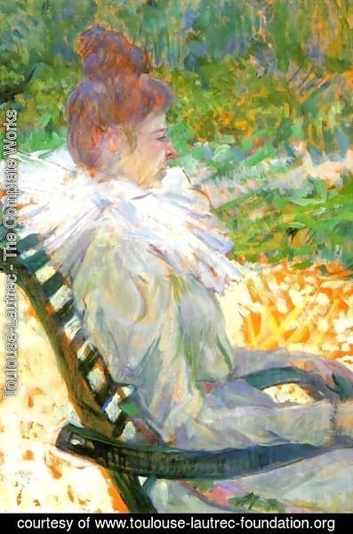 Toulouse-Lautrec - Madame E. Tapie de Celeyran in a Garden