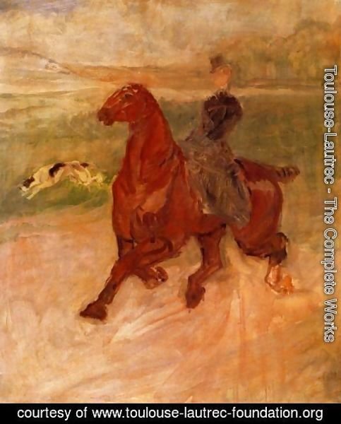 Toulouse-Lautrec - Horsewoman and Dog