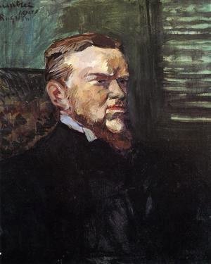 Toulouse-Lautrec - Portrait of Octave Raquin