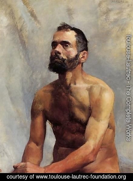 Toulouse-Lautrec - Academic Study 'Nude'