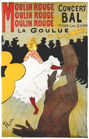 Toulouse-Lautrec - La Goulue, concert balll
