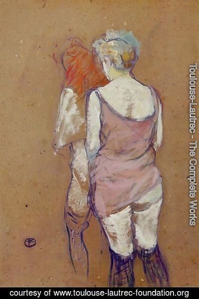 Toulouse-Lautrec - Two Half-Naked Women Seen from Behind