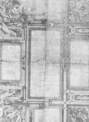 Alternative Designs for a Ceiling with Putti holding the Arms of Pope Julius III de Monte