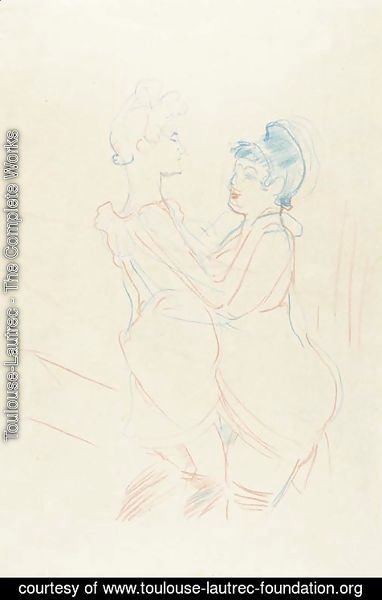 Toulouse-Lautrec - Femmes dansant