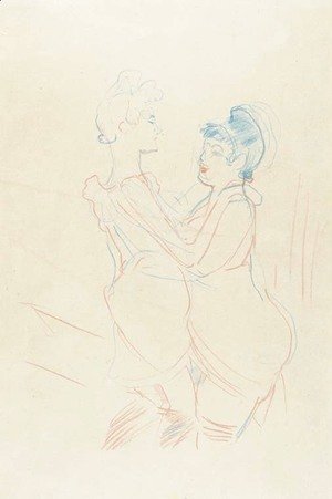 Toulouse-Lautrec - Femmes dansant
