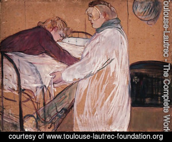 Toulouse-Lautrec - Deux femmes faisant leur lit