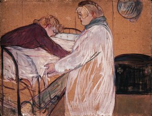Toulouse-Lautrec - Deux femmes faisant leur lit