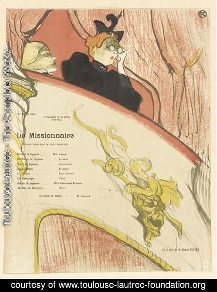 Toulouse-Lautrec - La Loge au Mascaron Dore