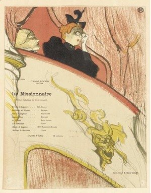 Toulouse-Lautrec - La Loge au Mascaron Dore