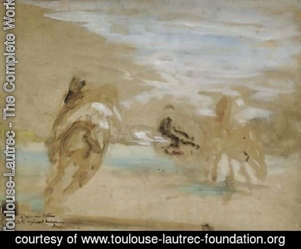Toulouse-Lautrec - Partie de polo