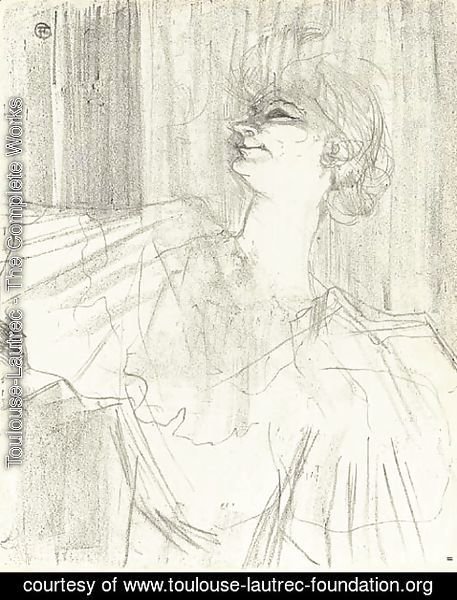 Toulouse-Lautrec - Yvette Guilbert - A Menilmontant de Bruant