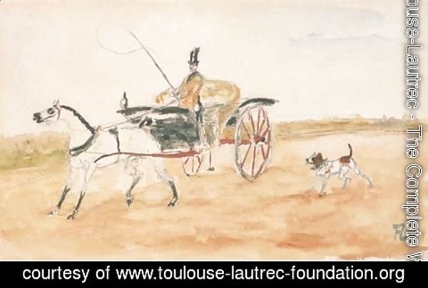 Toulouse-Lautrec - Le tilbury