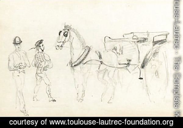 Toulouse-Lautrec - Attelage Au Repos