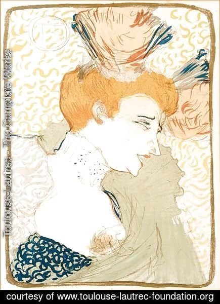 Toulouse-Lautrec - Mademoiselle Marcelle Lender En Buste