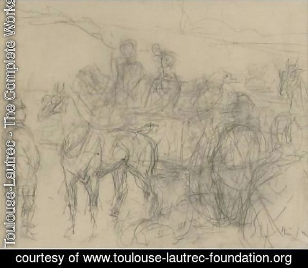 Toulouse-Lautrec - L'Attelage