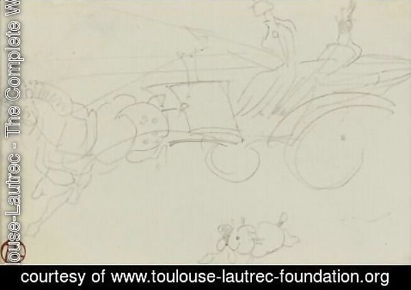 Toulouse-Lautrec - Attelage