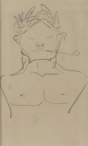 Toulouse-Lautrec - Vieilles Histoires, Portrait De Desire Dihau Jouant Du Basson