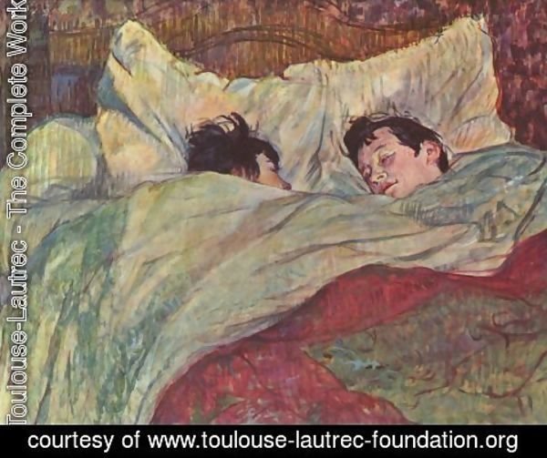 Toulouse-Lautrec - In the bed (Dans le Lit)