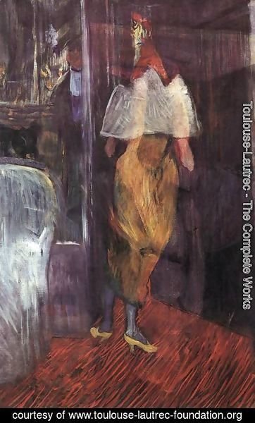 Toulouse-Lautrec - Woman in Evening Dress at the Door of a Theatre Box