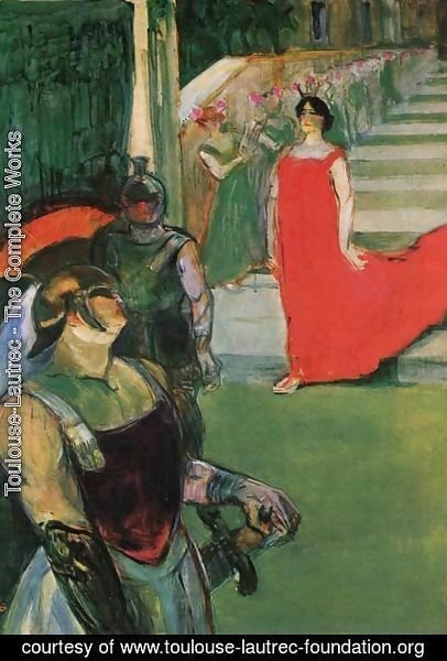 Toulouse-Lautrec - Messalina Descends the Stairs Lined by Female Figures