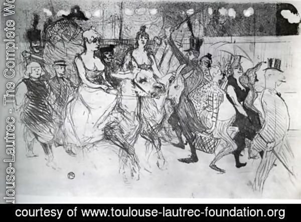 Toulouse-Lautrec - Gala at the Moulin Rouge