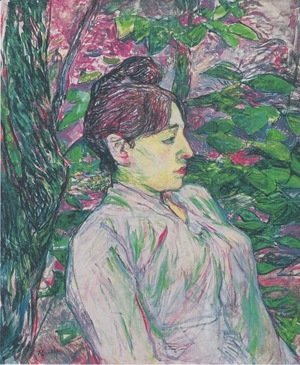 Toulouse-Lautrec - The Greens (Seated Woman in a Garden)