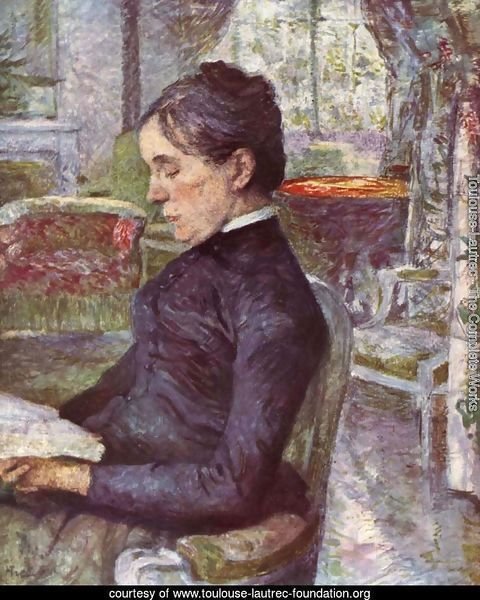 Portrait of Countess A. de Toulouse Lautrec