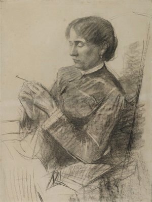 Toulouse-Lautrec - Portrait of Madame la Comtesse Adele de Toulouse Lautrec