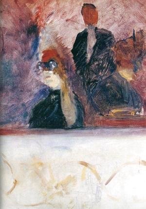 Toulouse-Lautrec - The Theater Box with the Gilded Mask