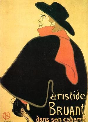 Toulouse-Lautrec - Aristede Bruand At His Cabaret