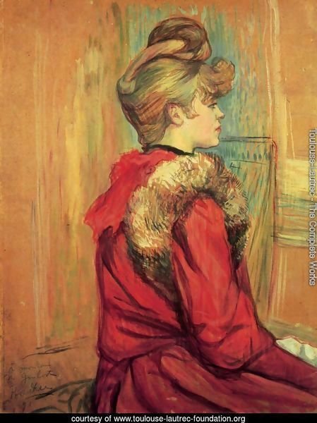 Girl In A Fur   Mademoiselle Jeanne Fontaine