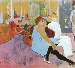 Toulouse-Lautrec - Salon In The Rue Des Moulins