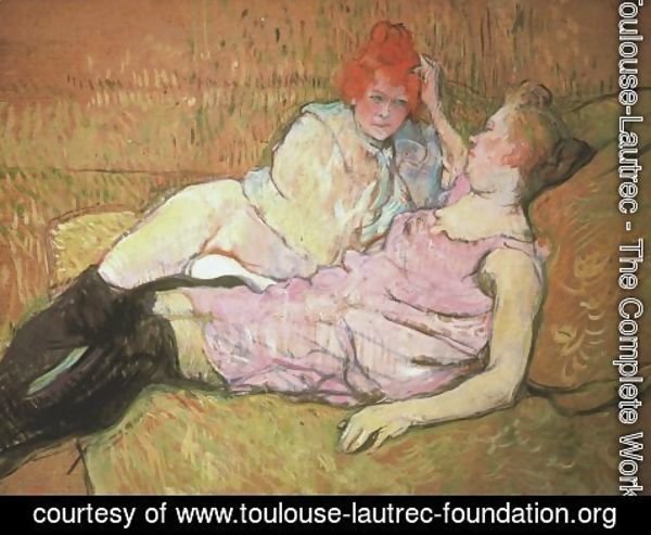 Toulouse-Lautrec - On The Sofa