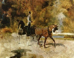 Toulouse-Lautrec - Horse Carriage