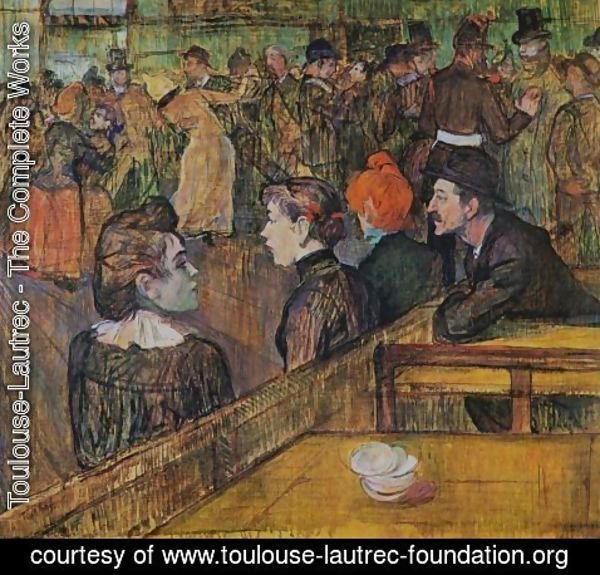 Toulouse-Lautrec - At the Moulin de la Galette 1889