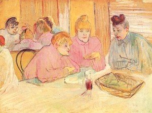 Toulouse-Lautrec - In The Dining Room Of The Brothell