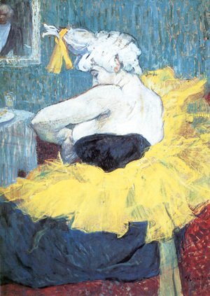 Toulouse-Lautrec - The Clownesse Cha U Kao At The Moulin Rouge Ii