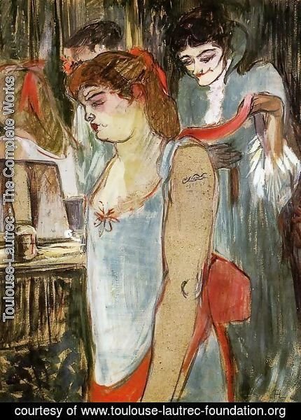 Toulouse-Lautrec - The Tattooed Woman