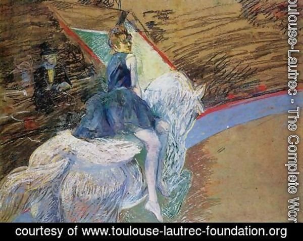 Toulouse-Lautrec - At The Cirque Fernando Rider On A White Horse