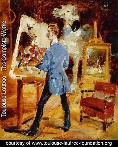 Toulouse-Lautrec - Princeteau In His Studio